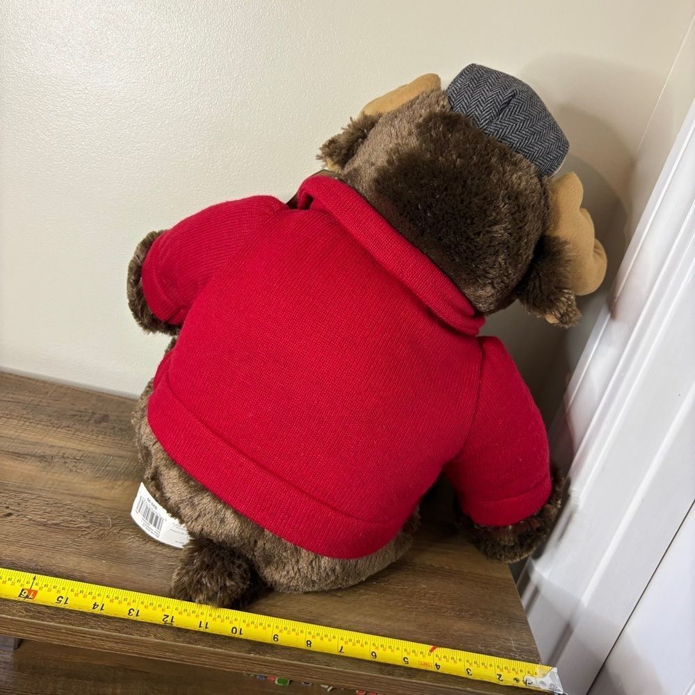 Sears Roebuck Co. Cuddly Classics 20" Large Plush Stuffed Holiday Moose 2018 - Picture 9 of 9